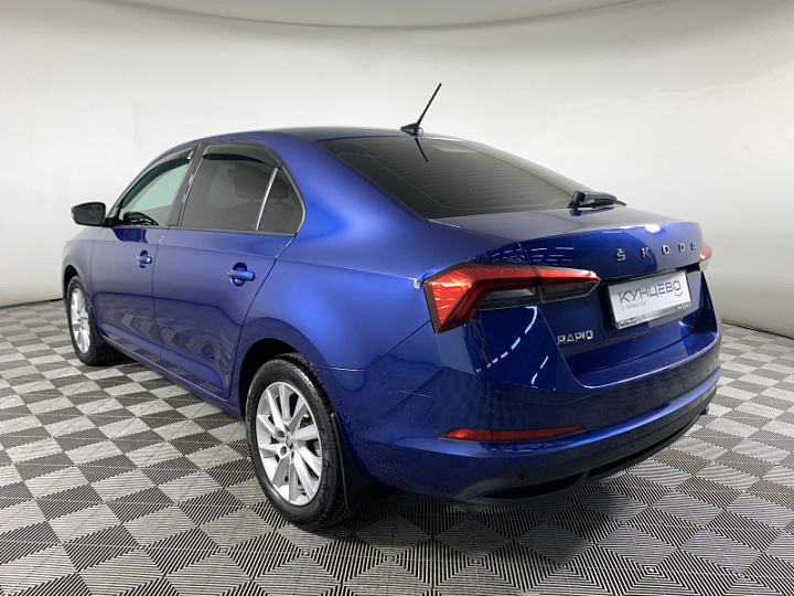 SKODA Rapid 1.4, 2020 года, Робот, СИНИЙ