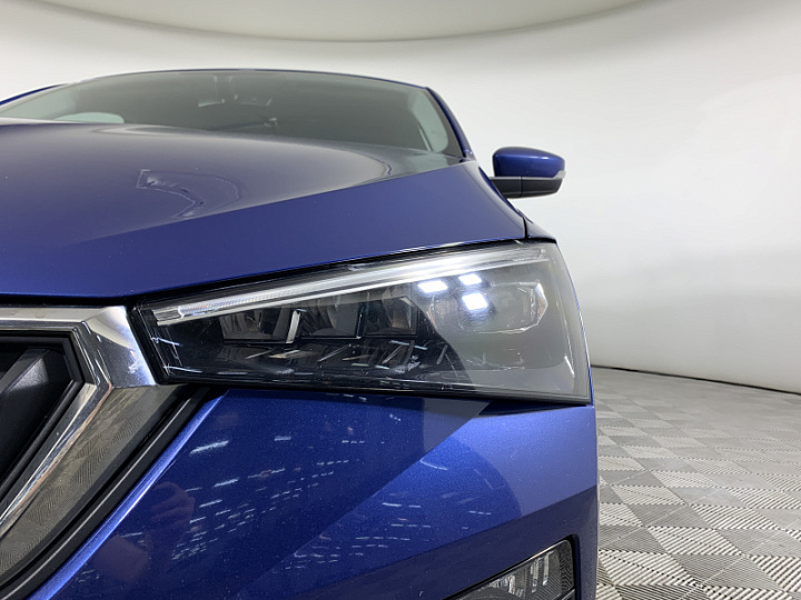 SKODA Rapid 1.6, 2022 года, Автоматическая, СИНИЙ