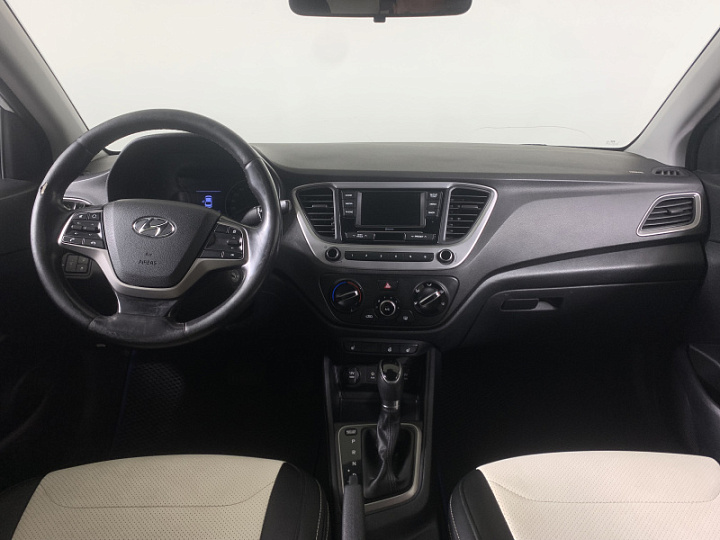 Hyundai Solaris 1.6, 2017 года, Автоматическая, Белый