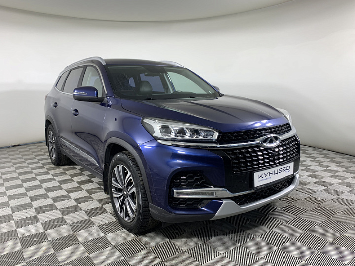 CHERY Tiggo 8 1.5, 2021 года, Робот, СИНИЙ