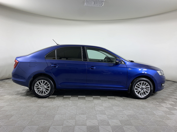 SKODA Rapid 1.6, 2019 года, Автоматическая, ЯРКО-СИНИЙ