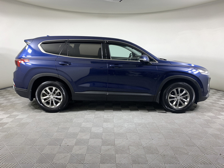 Hyundai Santa Fe 2.4, 2019 года, Автоматическая, Синий