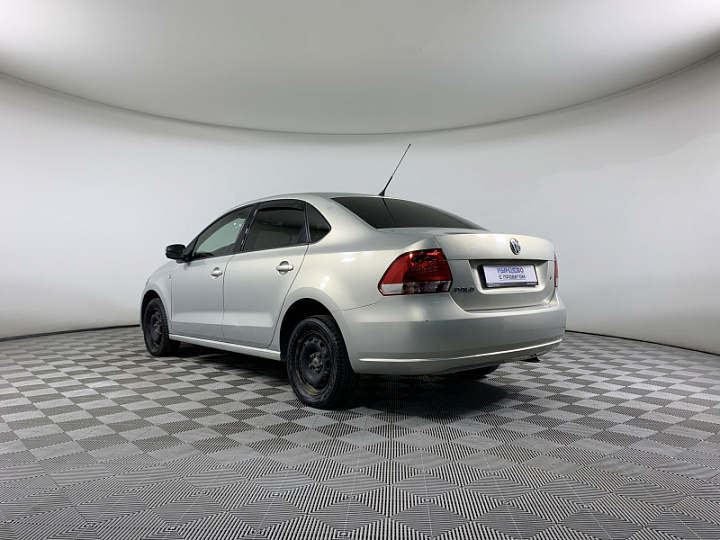 VOLKSWAGEN Polo 1.6, 2012 года, Механика, Серебристо-желтый