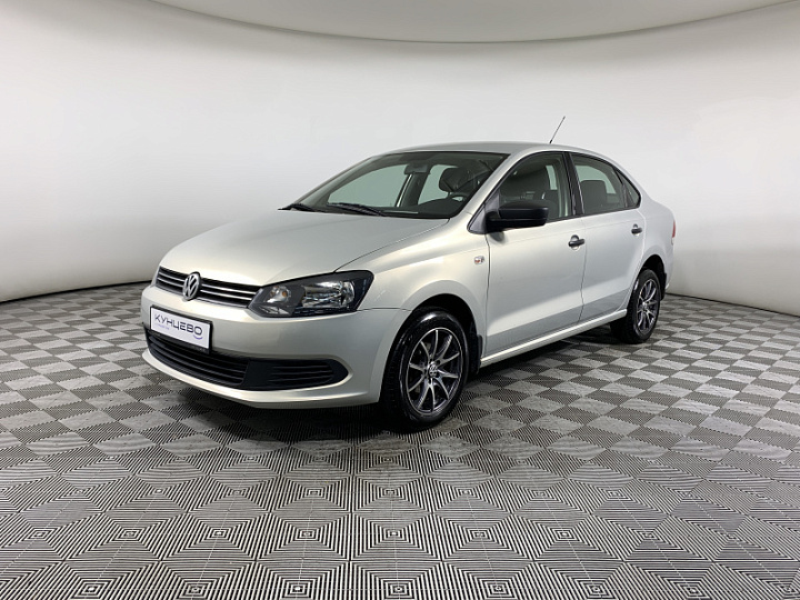 VOLKSWAGEN Polo 1.6, 2012 года, Механика, Серебристо-желтый