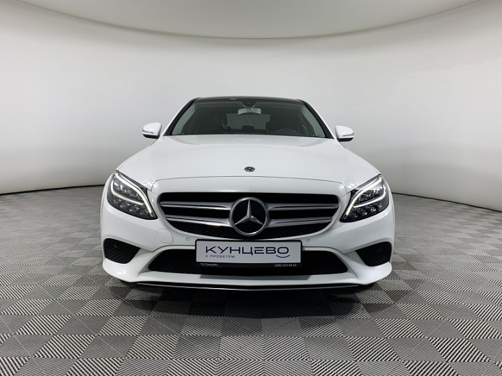 MERCEDES-BENZ C-Класс 180 1.5, 2019 года, Автоматическая, БЕЛЫЙ