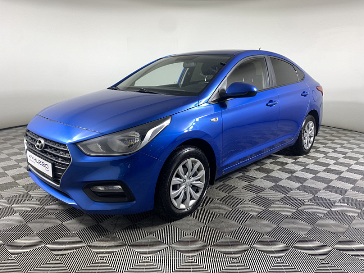 Hyundai Solaris 1.6, 2017 года, Автоматическая, Синий
