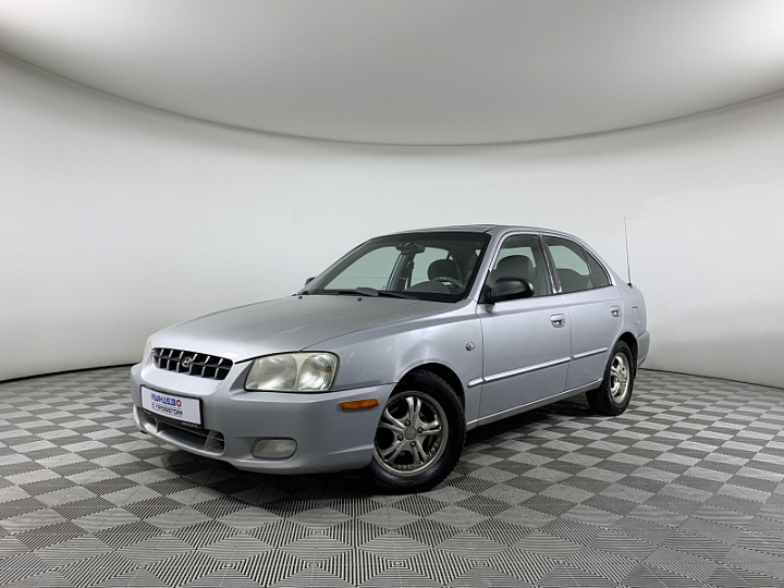 HYUNDAI Accent 1.5, 2003 года, Автоматическая, Серебристый