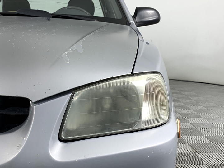 HYUNDAI Accent 1.5, 2003 года, Автоматическая, Серебристый