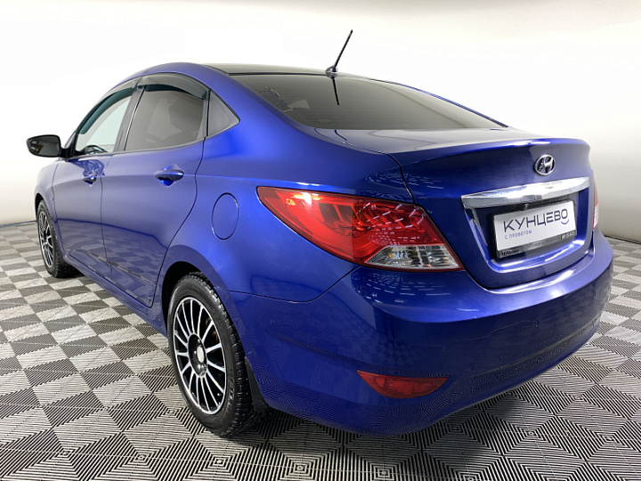 HYUNDAI Solaris 1.6, 2011 года, Автоматическая, СИНИЙ ТЕМНЫЙ