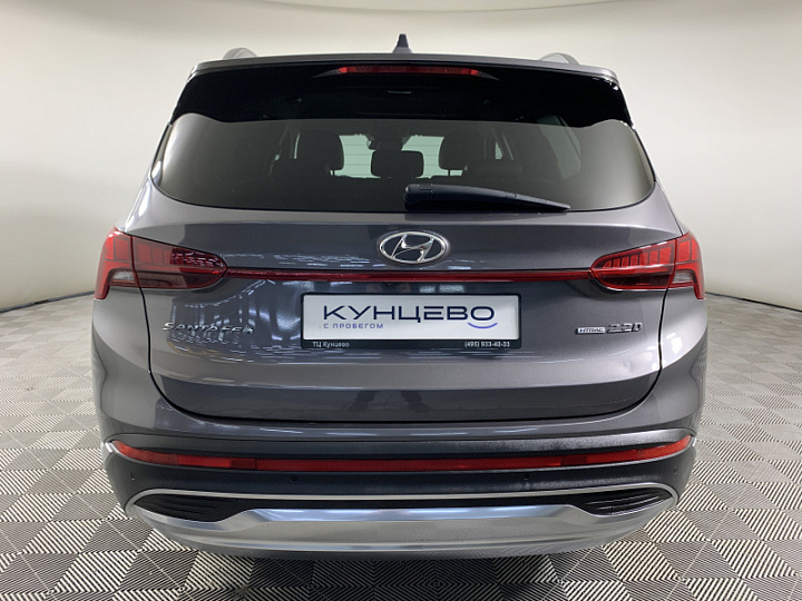 HYUNDAI Santa Fe 2.2, 2021 года, Робот, СЕРЫЙ