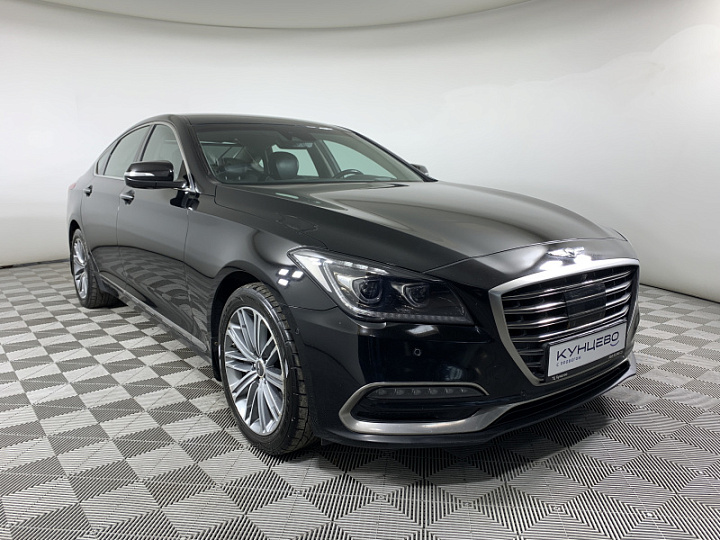 GENESIS G80 2, 2017 года, Автоматическая, ЧЕРНЫЙ