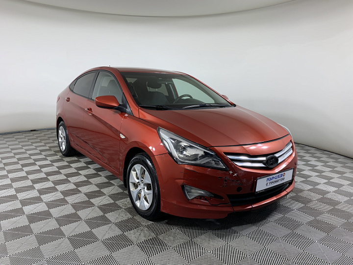 HYUNDAI Solaris 1.4, 2016 года, Автоматическая, Красный гранат