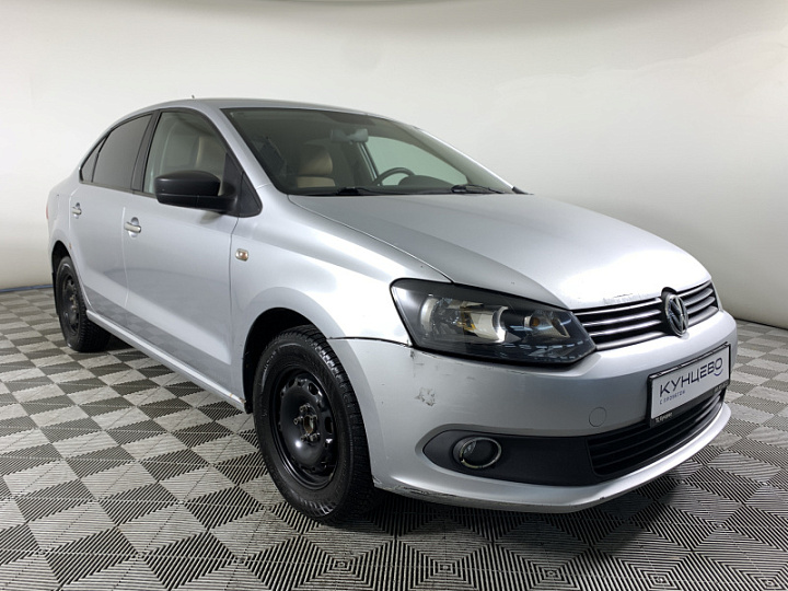 VOLKSWAGEN Polo 1.6, 2011 года, Механика, Серебристый