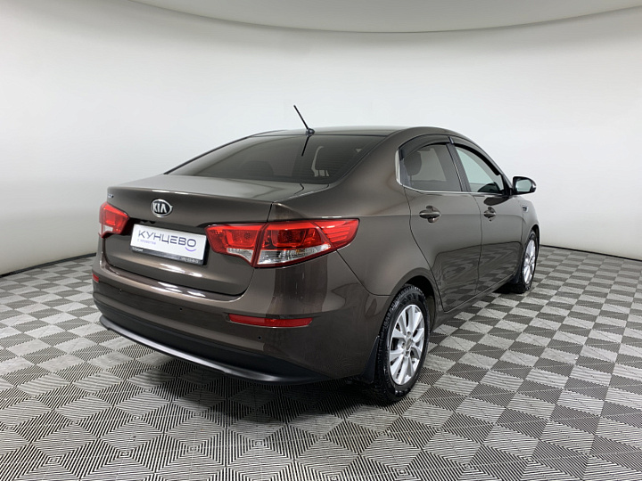 KIA Rio 1.6, 2016 года, Автоматическая, КОРИЧНЕВЫЙ