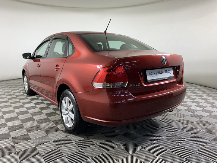 VOLKSWAGEN Polo 1.6, 2013 года, Автоматическая, ВИШНЕВО-КРАСНЫЙ