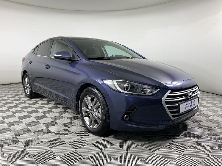 HYUNDAI Elantra 1.6, 2018 года, Автоматическая, СИНИЙ