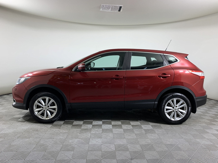 Nissan Qashqai 2, 2014 года, Вариатор, Красный