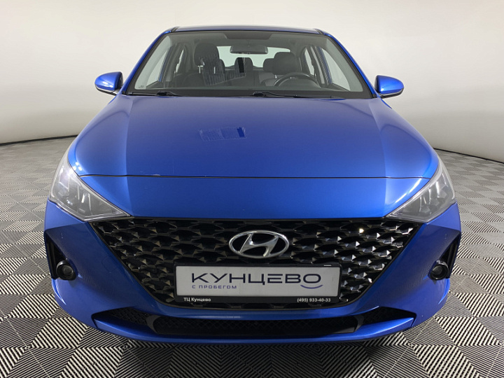 Hyundai Solaris 1.6, 2020 года, Автоматическая, Синий