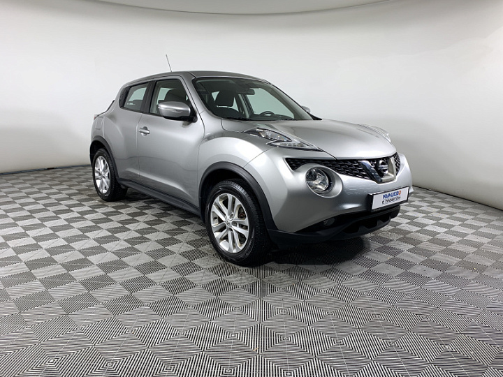 NISSAN Juke 1.6, 2015 года, Вариатор, Серебристый