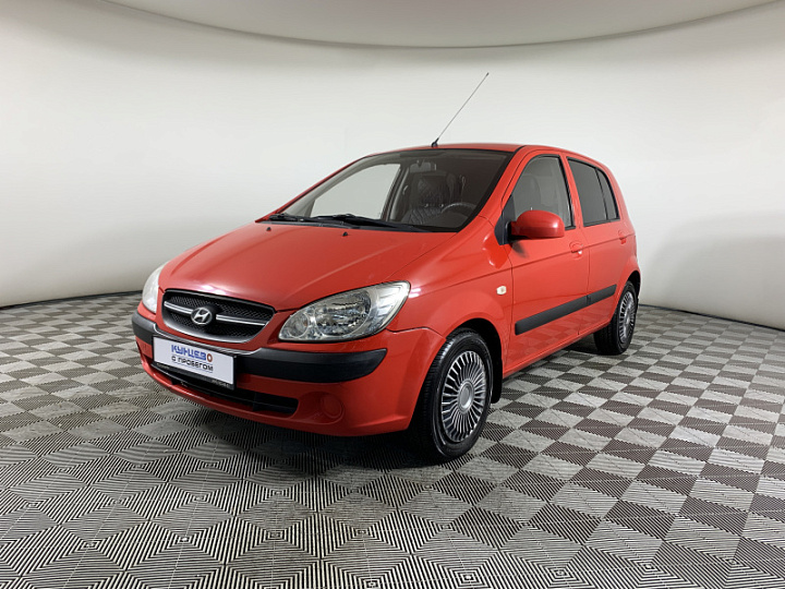 HYUNDAI Getz 1.4, 2008 года, Автоматическая, КРАСНЫЙ