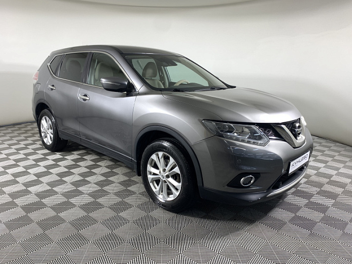 Nissan X-Trail 2, 2017 года, Вариатор, Серый