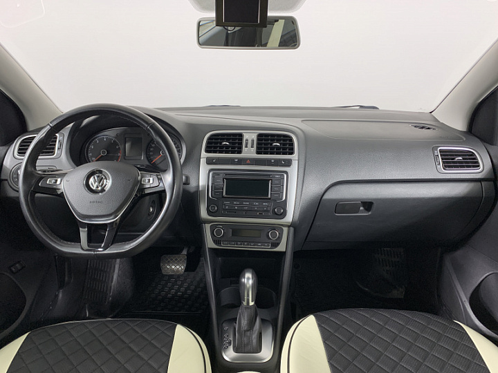 VOLKSWAGEN Polo 1.6, 2015 года, Автоматическая, Белый (темно-серый)