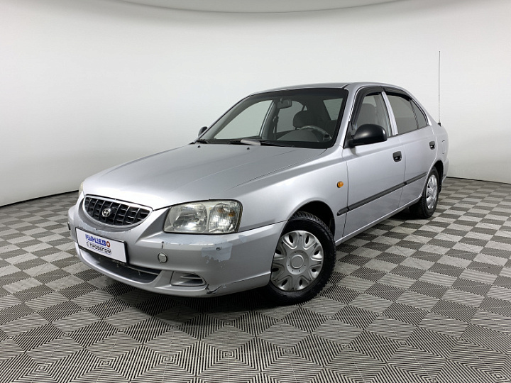 HYUNDAI Accent 1.5, 2006 года, Механика, Серебристый