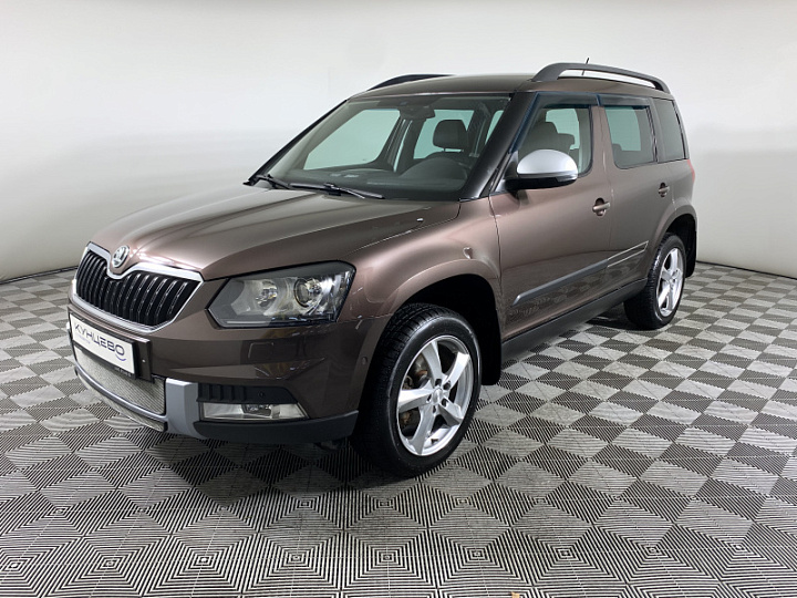 Skoda Yeti 1.8, 2014 года, Робот, Коричневый