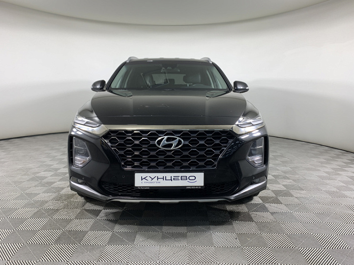 HYUNDAI Santa Fe 2.2, 2019 года, Автоматическая, ЧЕРНЫЙ