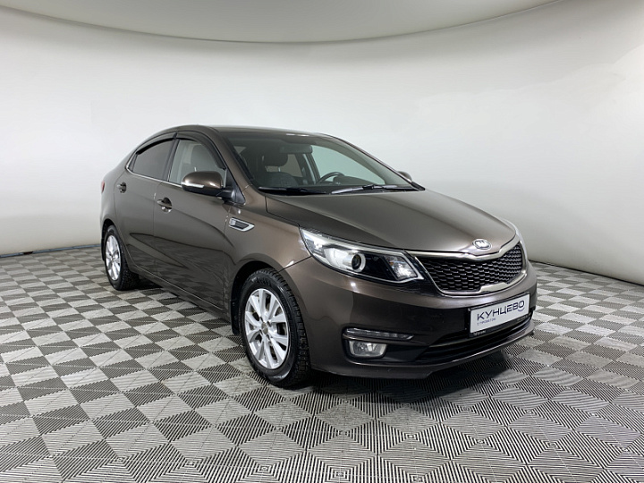 KIA Rio 1.6, 2016 года, Автоматическая, КОРИЧНЕВЫЙ