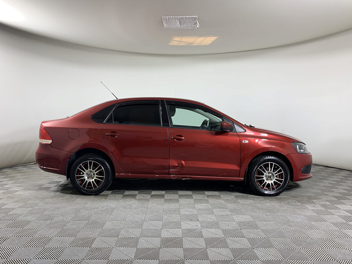 VOLKSWAGEN Polo 1.6, 2012 года, Автоматическая, ВИШНЕВО-КРАСНЫЙ