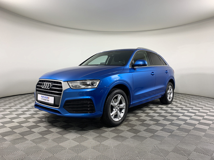 AUDI Q3 1.4, 2016 года, Робот, ГОЛУБОЙ