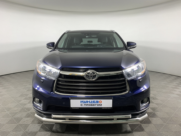 TOYOTA Highlander 3.5, 2014 года, Автоматическая, ТЕМНО-СИНИЙ
