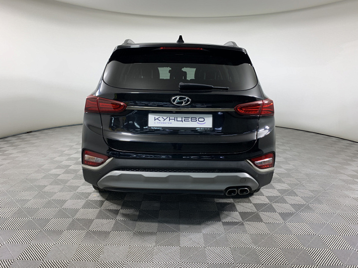 HYUNDAI Santa Fe 2.2, 2018 года, Автоматическая, ЧЕРНЫЙ