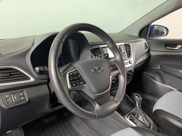 HYUNDAI Solaris 1.6, 2017 года, Автоматическая, СИНИЙ