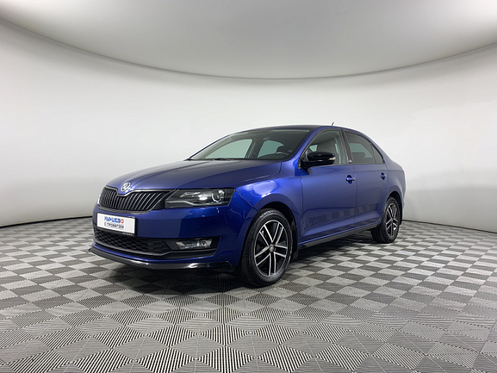 SKODA Rapid 1.6, 2018 года, Автоматическая, ЯРКО-СИНИЙ