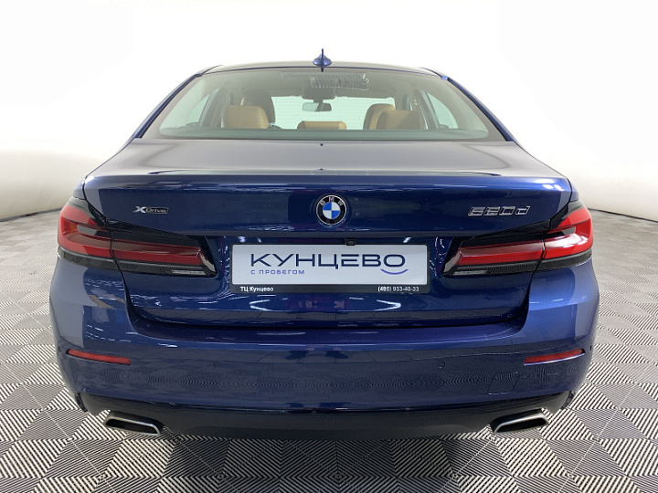BMW 5 серии 2, 2021 года, Автоматическая, синий