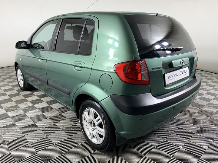 Hyundai Getz 1.6, 2006 года, Автоматическая, Зеленый