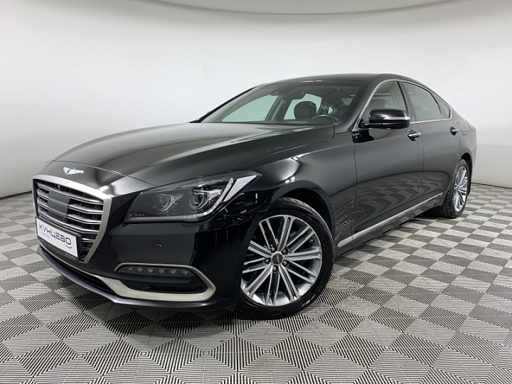 GENESIS G80 2, 2017 года, Автоматическая, ЧЕРНЫЙ