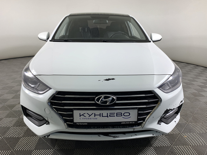 HYUNDAI Solaris 1.4, 2019 года, Механика, БЕЛЫЙ
