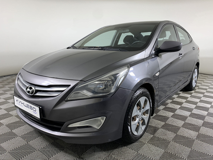 HYUNDAI Solaris 1.6, 2015 года, Автоматическая, ТЕМНО-СЕРЫЙ