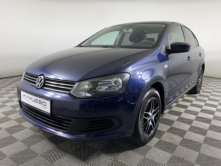 VOLKSWAGEN Polo 1.6, 2014 года, Автоматическая, ТЕМНО-СИНИЙ