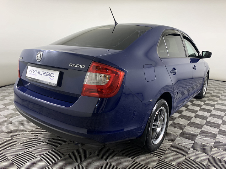 Skoda Rapid 1.6, 2014 года, Механика, ТЕМНО-СИНИЙ