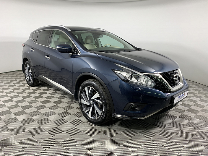 NISSAN Murano 3.5, 2018 года, Вариатор, ТЕМНО-СИНИЙ