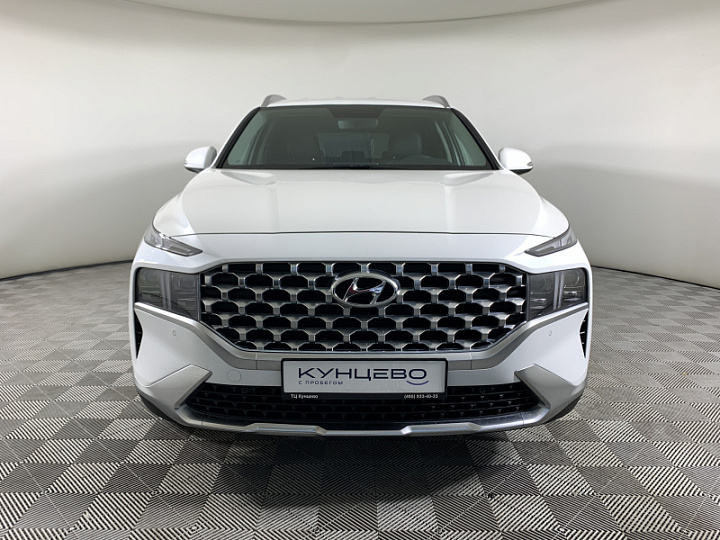 HYUNDAI Santa Fe 2.2, 2021 года, Робот, БЕЛЫЙ