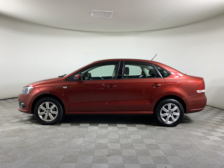 VOLKSWAGEN Polo 1.6, 2013 года, Автоматическая, ВИШНЕВО-КРАСНЫЙ