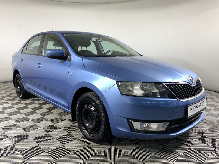 SKODA Rapid 1.6, 2014 года, Автоматическая, СИНИЙ