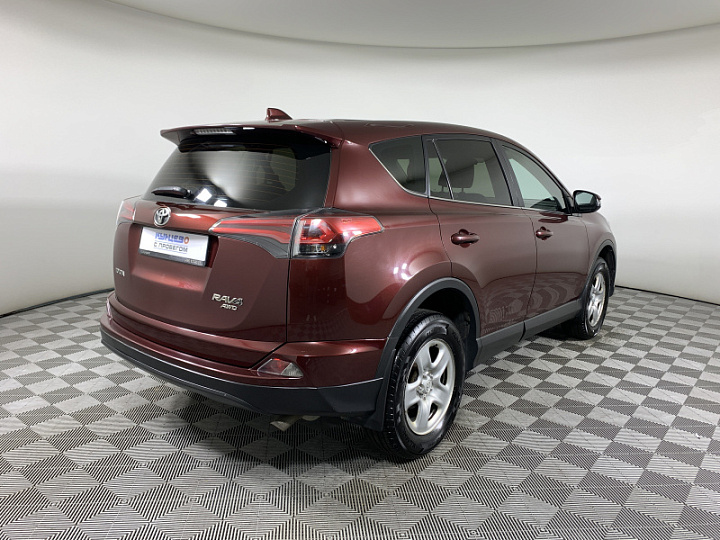 TOYOTA RAV4 2, 2018 года, Вариатор, ТЕМНО-БОРДОВЫЙ