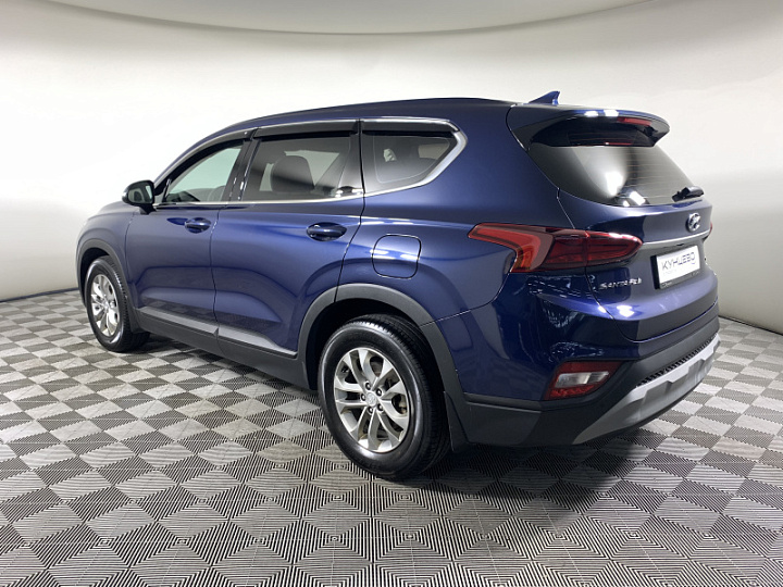 Hyundai Santa Fe 2.4, 2019 года, Автоматическая, Синий