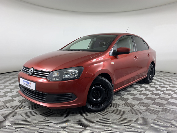 VOLKSWAGEN Polo 1.6, 2011 года, Механика, ВИШНЕВО-КРАСНЫЙ